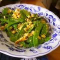 ひろたみん's cooksnap of when they made 簡単♥絹さやと卵のごまマヨ.