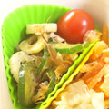 Marrietty's cooksnap of when they made お弁当隙間おかず・胡瓜とちくわの和えたん.