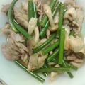 ｋａｍｉｙａｍａ's cooksnap of when they made 豚肉&にんにくの芽DEスタミナピリ辛炒め.