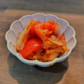 まめたん's cooksnap of when they made 切って和えるだけ！トマトキムチのごま和え.
