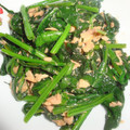 yakubiwa's cooksnap of when they made ＊ほうれん草とツナ炒め＊.
