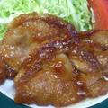 momo_kumi's cooksnap of when they made 厚切り豚ロースのしょうが焼き.