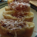 djmonta's cooksnap of when they made 簡単！焼いて挟むだけ☆油揚げ納豆挟み焼き.