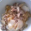 J・0505's cooksnap of when they made 牛丼.