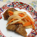 にかに's cooksnap of when they made 【減塩・ダイエット】鯵の南蛮漬け.