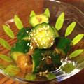 はっかこ's cooksnap of when they made ◇きゅうりとちくわのさっぱり和え◇.