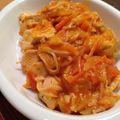 jltgaz's cooksnap of when they made 鶏胸肉のイタリアン野菜ジュースソース煮.