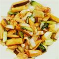 摩天楼's cooksnap of when they made 青梗菜とさつま芋のニンニク味噌炒め.