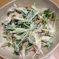ゆきちもこ's cooksnap of when they made 簡単おいしい！カイワレちくわサラダ.
