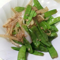 あっちゃ、's cooksnap of when they made きぬさやと玉ねぎのさっと炒め.