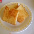 ryoutakuママ's cooksnap of when they made 子供のおやつに♡食パンラスク♡.