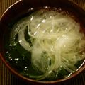 TORACO's cooksnap of when they made 簡単♪新たまねぎとワカメのお吸い物.