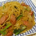 たえpon's cooksnap of when they made 新玉ねぎとほうれん草のパスタ・バター味.