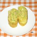 ・saku・'s cooksnap of when they made 紅しょうが入り卵焼きでお弁当に彩りを♥.