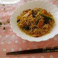 tommy 0304's cooksnap of when they made 麺の力（醤油味）DE生姜風味焼きそば♬.