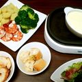 nanairo26's cooksnap of when they made チーズフォンデュonプレート＊°.