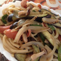 箪笥にゴン太's cooksnap of when they made 簡単 クリーミー和風焼うどんランチ.