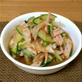 チェビス's cooksnap of when they made ✤新玉ねぎとハムの和風マリネ✤.