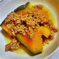 みちゃる's cooksnap of when they made 味噌風味でお箸が進む！かぼちゃのそぼろ煮.