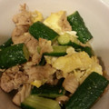 Maki021's cooksnap of when they made 豚小間切れ肉とキューリと卵の3点炒め.