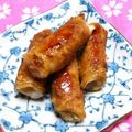 シャンプーハット's cooksnap of when they made 照り焼き風!!豚肉チーズ巻き♡.
