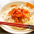 あんピンク's cooksnap of when they made 豆乳キムチそうめん.