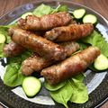 pali's cooksnap of when they made 茄子の豚肉ロール焼き.
