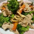 chocoraママ's cooksnap of when they made 豚肉とブロッコリーのオイスターソース炒め.