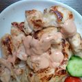 Kaworingoo's cooksnap of when they made 鶏胸肉のオーロラソースかけ.
