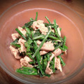 cure39's cooksnap of when they made 菜の花とササミのからしマヨ和え♥サラダ風.
