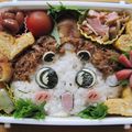 hirotofumi's cooksnap of when they made おじゃる丸✿キャラ弁✿.