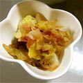 みっちょmama's cooksnap of when they made 春キャベツのおかかしょうゆ和え.