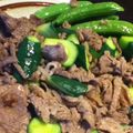 こにゃんた's cooksnap of when they made 美味しい☆胡瓜と牛肉炒め☆胡瓜消費にも.