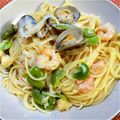 ゆゆみん2618's cooksnap of when they made あさりが主役の海鮮クリームパスタ.