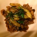 モモシキ's cooksnap of when they made ピリ辛！！なすと牛肉の炒めもの.