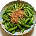 ｷｬｯﾂまま's cooksnap of when they made 超簡単！スナップエンドウ炒め.