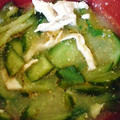 やよぴん's cooksnap of when they made 鶏ときゅうりの中華風♪.