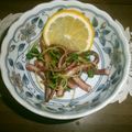 白いぐれーぷ's cooksnap of when they made いかげそと貝割れのレモン炒め.