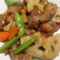 うなちゃん！'s cooksnap of when they made 鶏肉とれんこんのてり焼き.