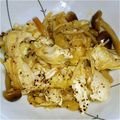 emimi1985's cooksnap of when they made ルクエでキノコとささ身の味噌蒸し☆.