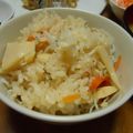 まゆみ母ちゃん's cooksnap of when they made カルシウムたっぷり☆しらす入り竹の子ご飯.
