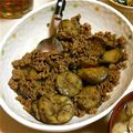るいのしっぽ's cooksnap of when they made お弁当に♪挽き肉とナスのピリ辛炒め.