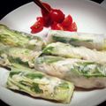 remichal's cooksnap of when they made サラダ？おつまみ？鶏ささみの生春巻き.