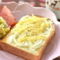 jelwee's cooksnap of when they made 忙しい朝に…☆オニオン・マヨ・トースト.