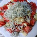 季節外れ's cooksnap of when they made アボカドwithトマしらす.