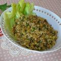 かおpon's cooksnap of when they made 納豆とネギのスタミナチャーハン.