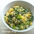 オレンジデイ's cooksnap of when they made キムたく入りレタスたまごチャーハン。.