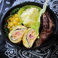 まさたかまま's cooksnap of when they made お弁当に　ハムとノリの卵焼き.