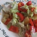 きらり流れ星's cooksnap of when they made ★前菜に！彩り野菜のカレー風味炒め★.