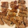 車mania皇子ﾏﾏ's cooksnap of when they made 長芋と三つ葉の豚バラ巻き焼き☆レモン添え.
